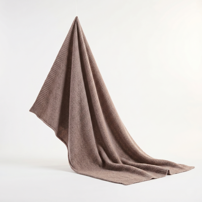 Heirloom Honeycomb Pure Himalayan Cashmere Throw