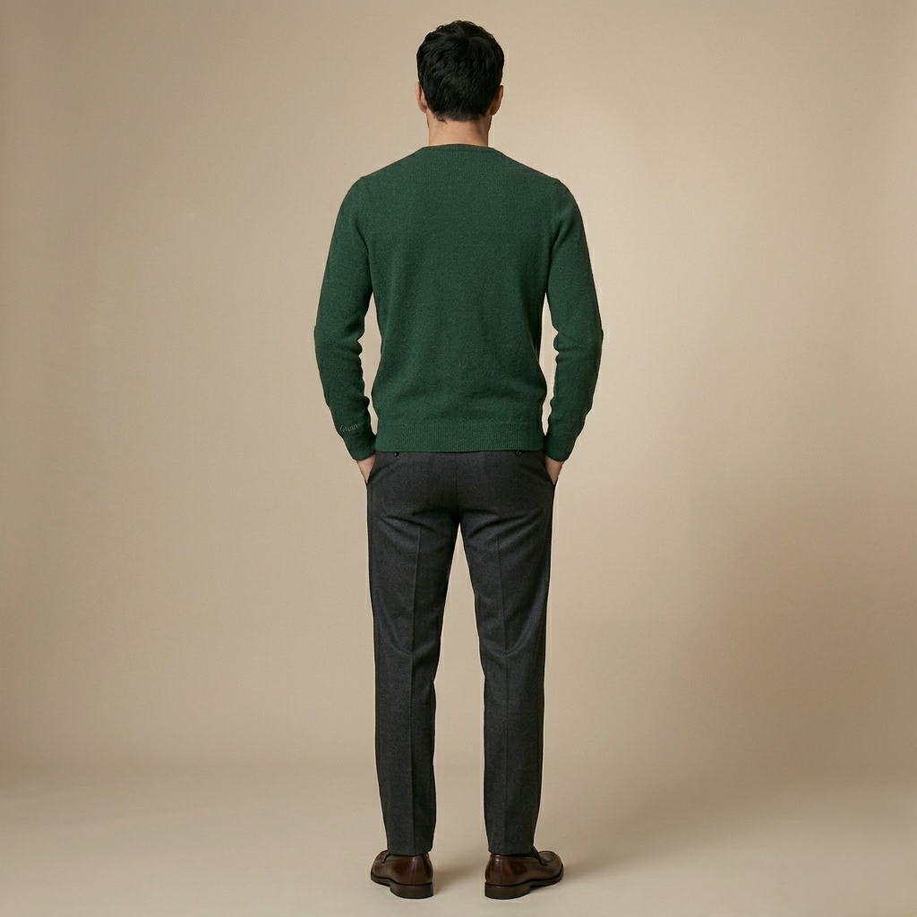 Pine Original V-Neck Full sleeve Himalayan Cashmere Sweater 