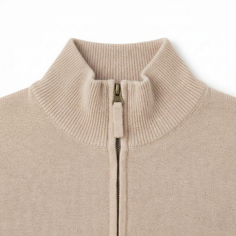 Pure Himalayan Cashmere Half-Zip | Men's Embrace Sweater
