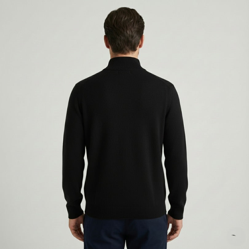 Pure Himalayan Cashmere Half-Zip | Men's Embrace Sweater