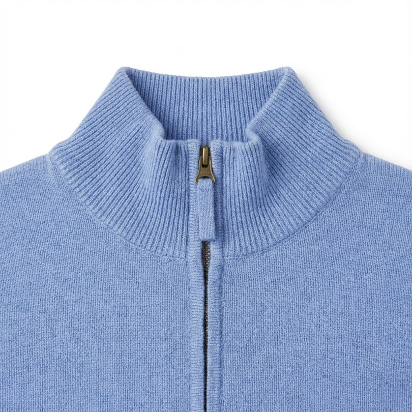 Pure Himalayan Cashmere Half-Zip | Men's Embrace Sweater