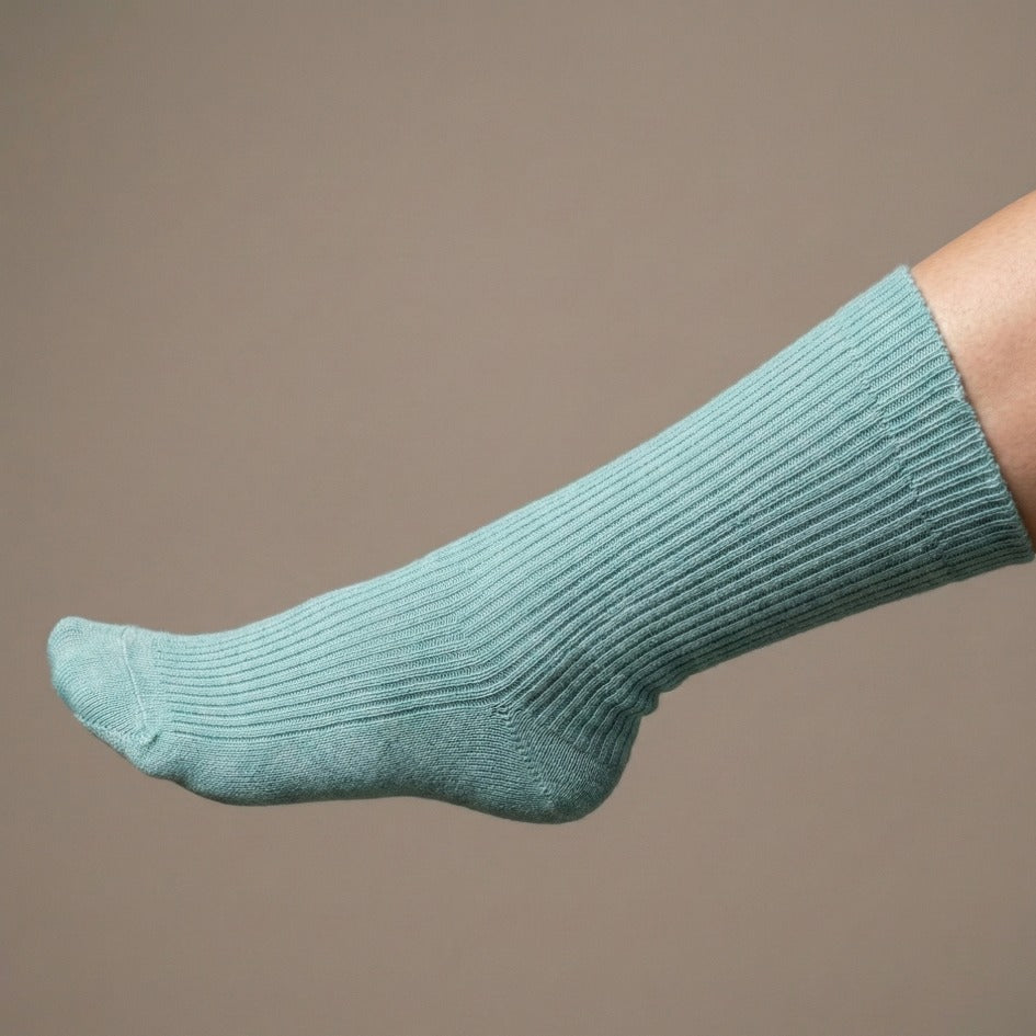 Pure Cashmere Knee Socks Women's | Solace Luxury | Handmade