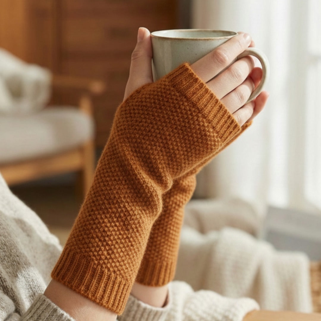 Whisper Cashmere Wrist Warmers | 100% Pure Himalayan Women's
