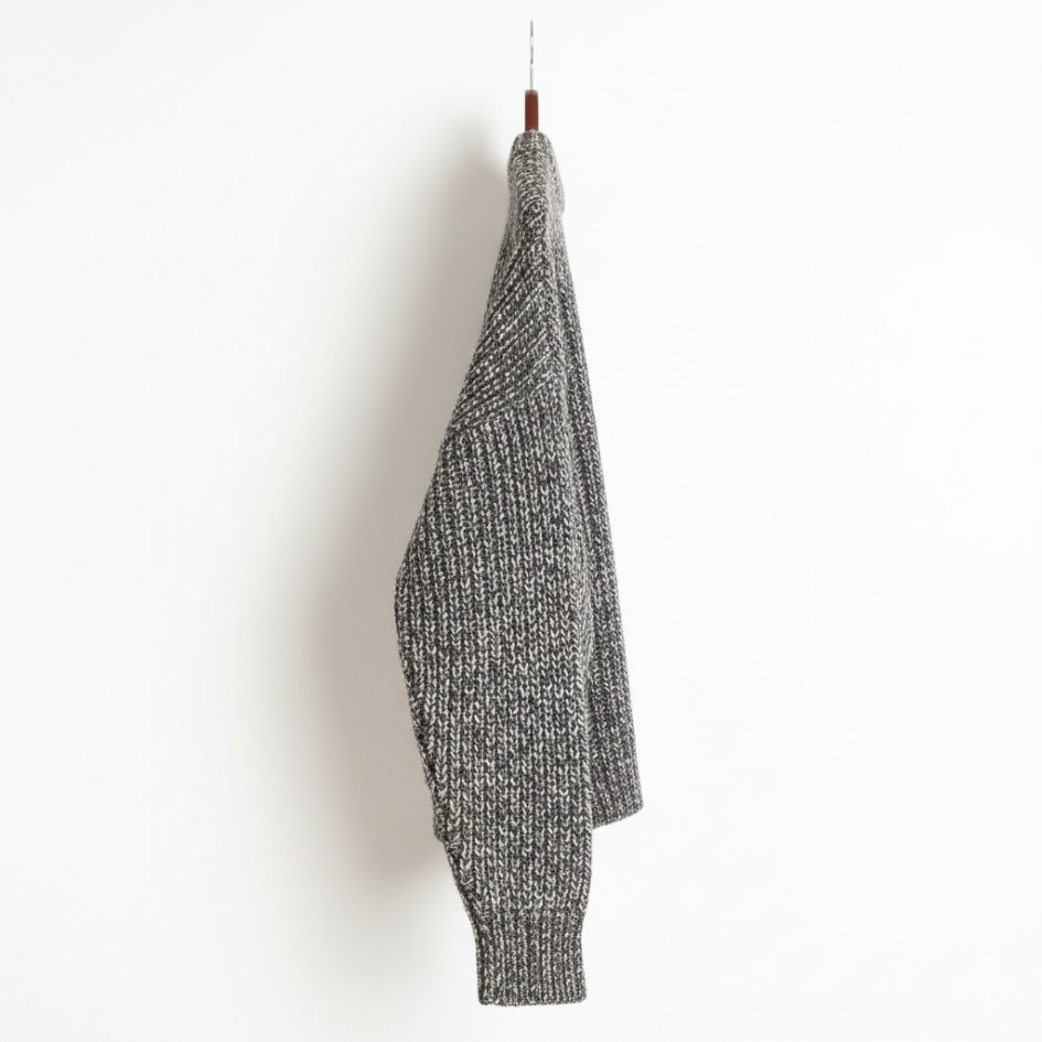 Ella Ribbed Cashmere Crewneck | 100% Pure Himalayan Women's Sweater