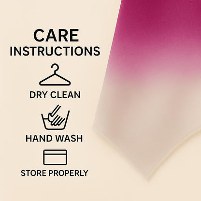 100% Pure Himalayan Cashmere Pashmina Shawl - Annapurna Rhododendron Magenta