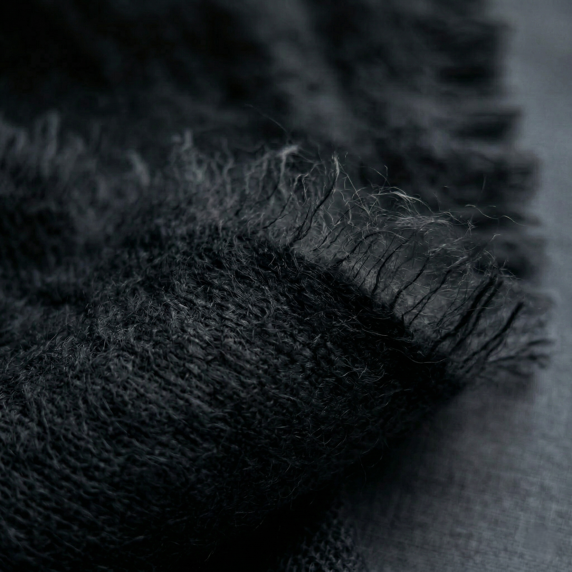 Felted Cashmere Travel Wrap - Handknit 28x84 — Himalayan cashmere, view 10