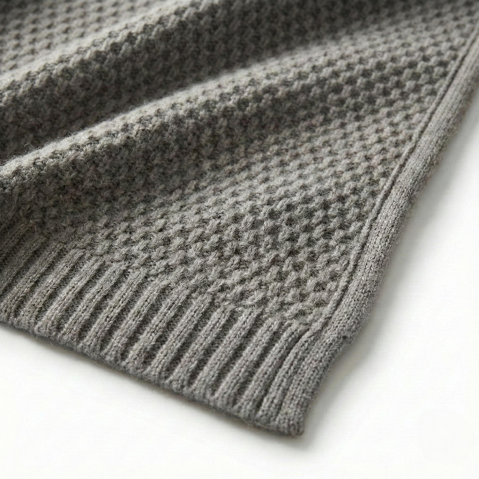Heirloom Honeycomb Pure Himalayan Cashmere Throw — Himalayan cashmere, view 12