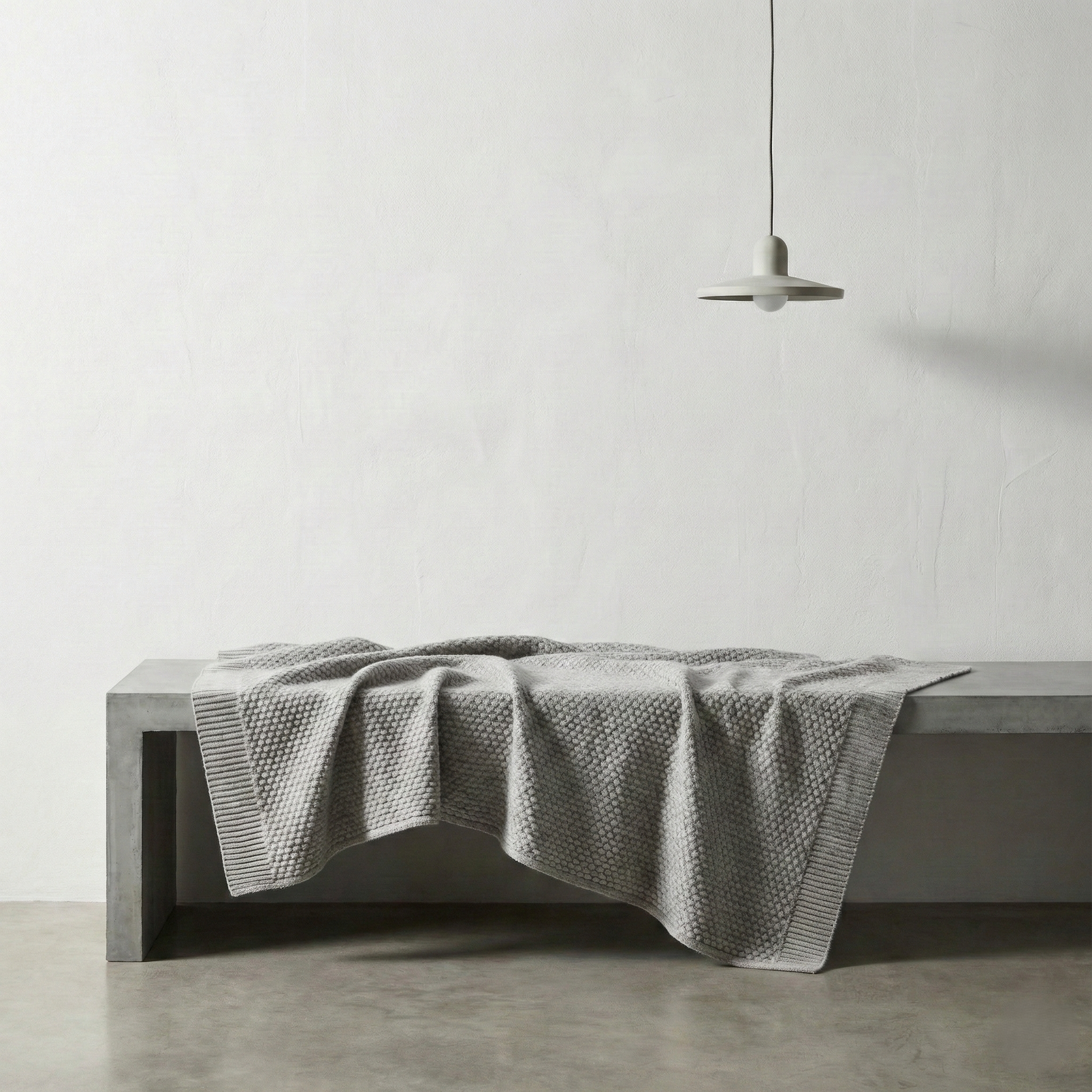 Heirloom Honeycomb Pure Himalayan Cashmere Throw — Himalayan cashmere, view 15