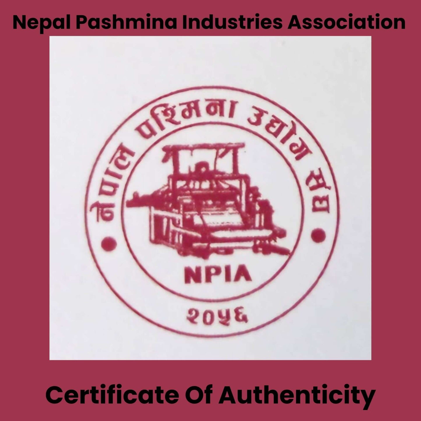 NPIA Certified 100% Pure Himalayan Cashmere Pashmina Shawl - Annapurna Pearl Pink - Lumusae