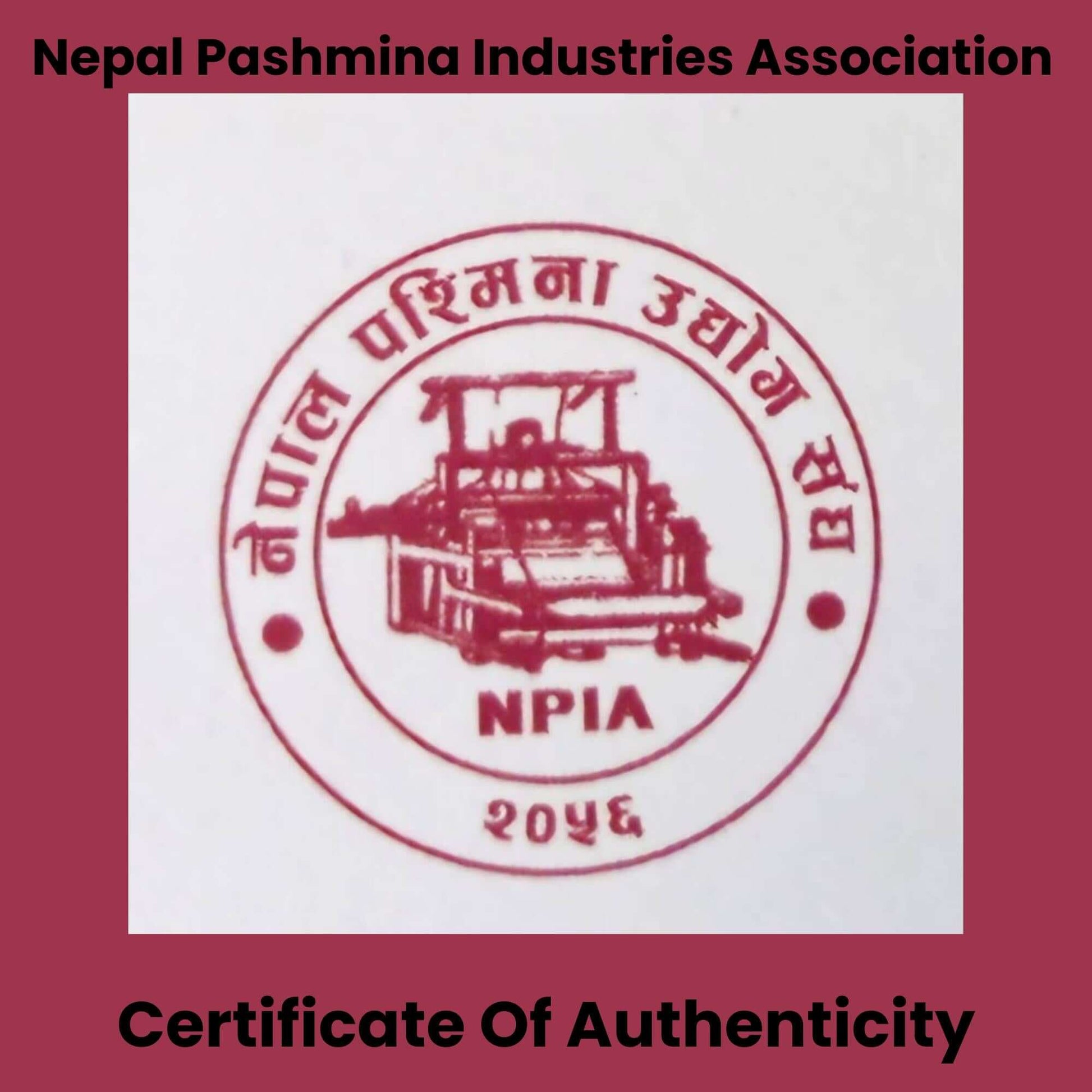 NPIA Certified 100% Pure Himalayan Cashmere Pashmina Shawl - Annapurna Pearl Pink - Lumusae
