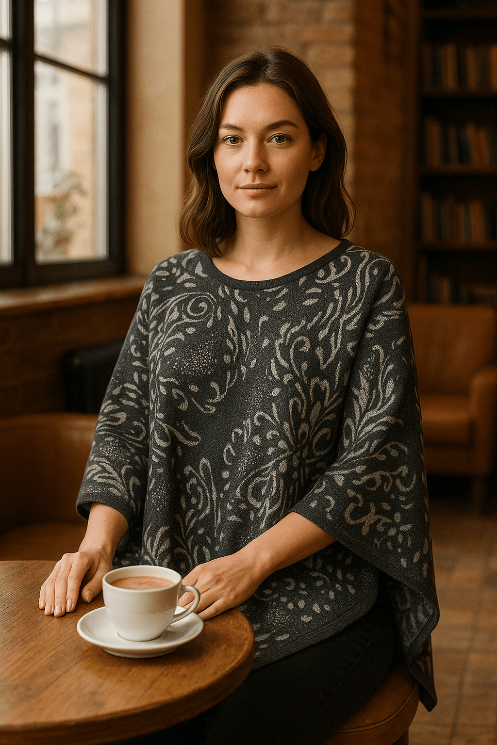 NPIA Certified 100% Pure Himalayan Cashmere Pashmina Shawl | Smoky Magnolia Cape Wrap - Lumusae