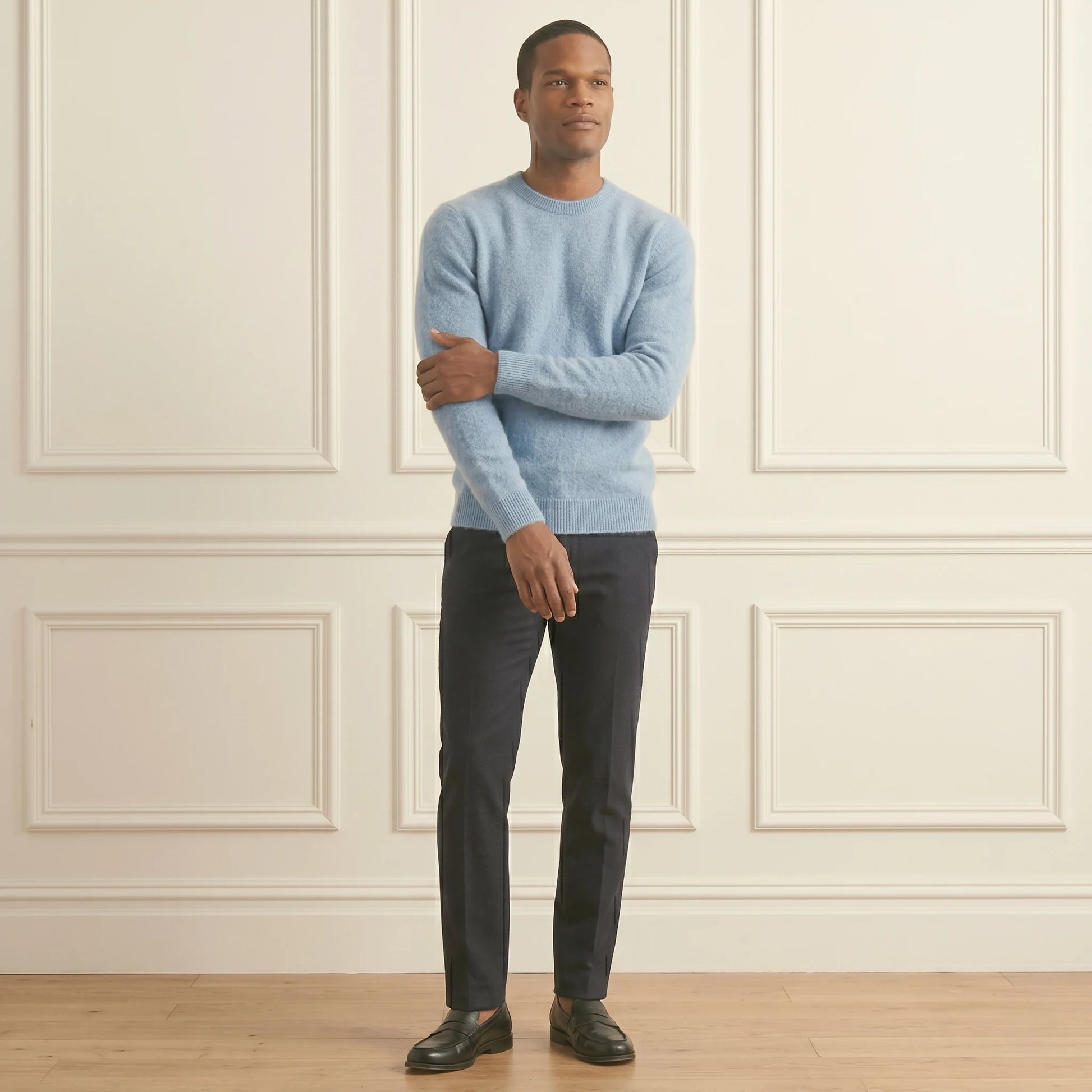 Original Crewneck Himalayan Cashmere Sweater — Himalayan cashmere, view 2