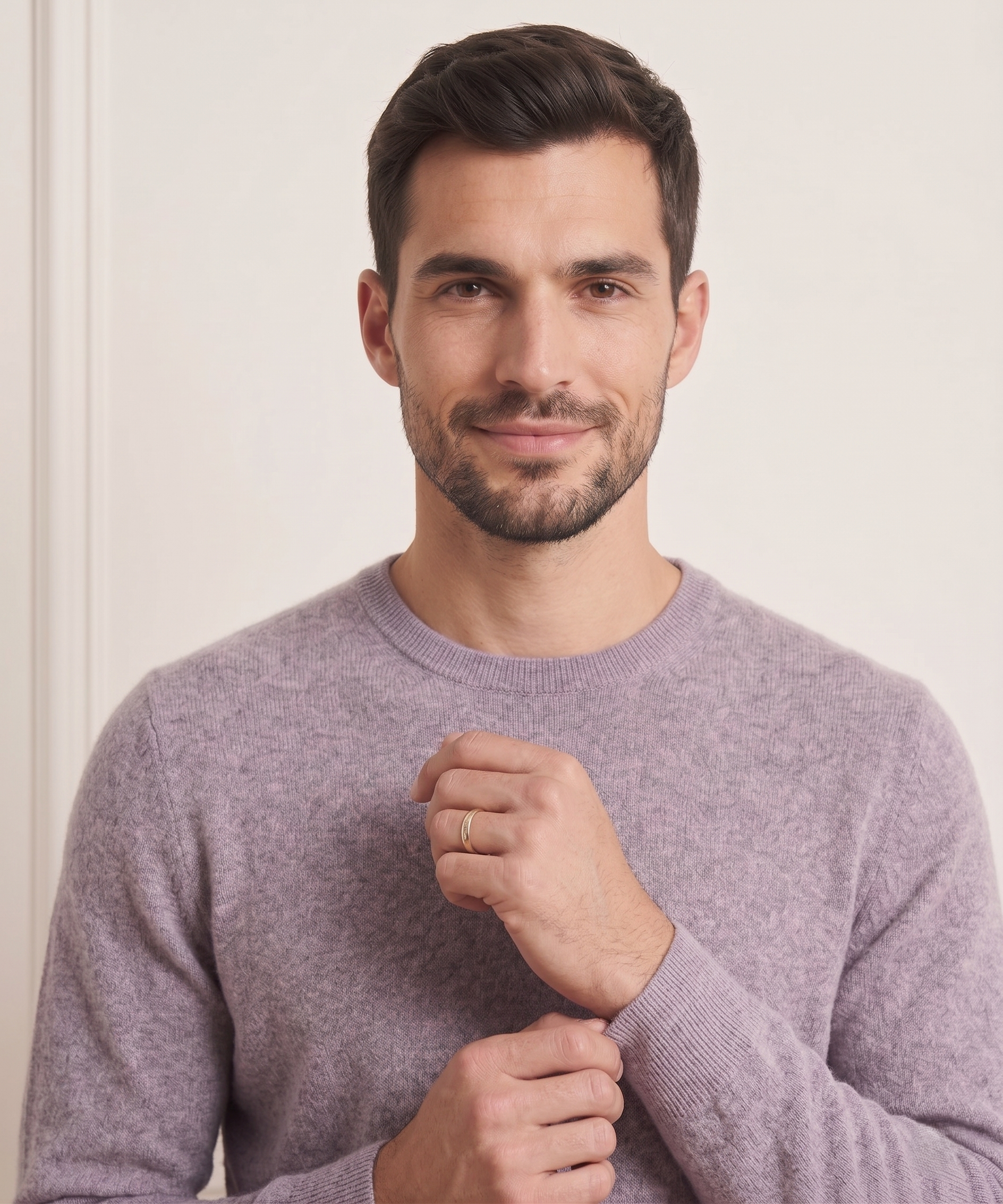 Original Crewneck Himalayan Cashmere Sweater — Himalayan cashmere, view 9