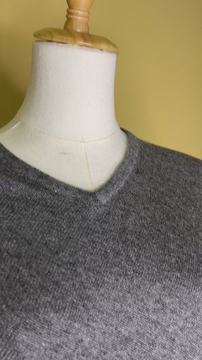 NPIA Certified 100% Pure Himalayan Cashmere Pashmina Poncho - Upper Mustang Natural Grey