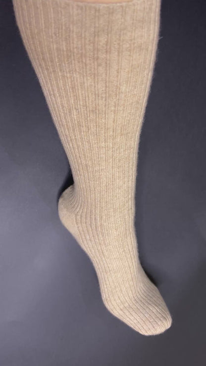 Women’s Pure Himalayan Cashmere Knee-High Socks